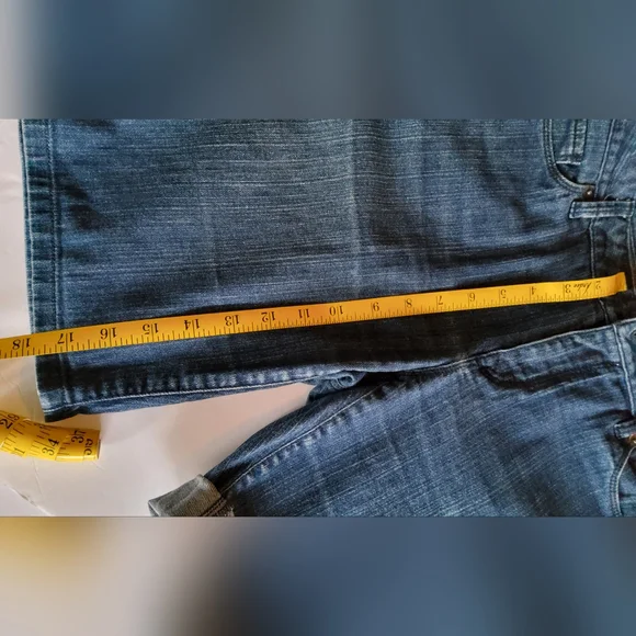 Shorts denim Sz 6  waist 17"  'Original' Loft Ann Taylor - Picture 6 of 12